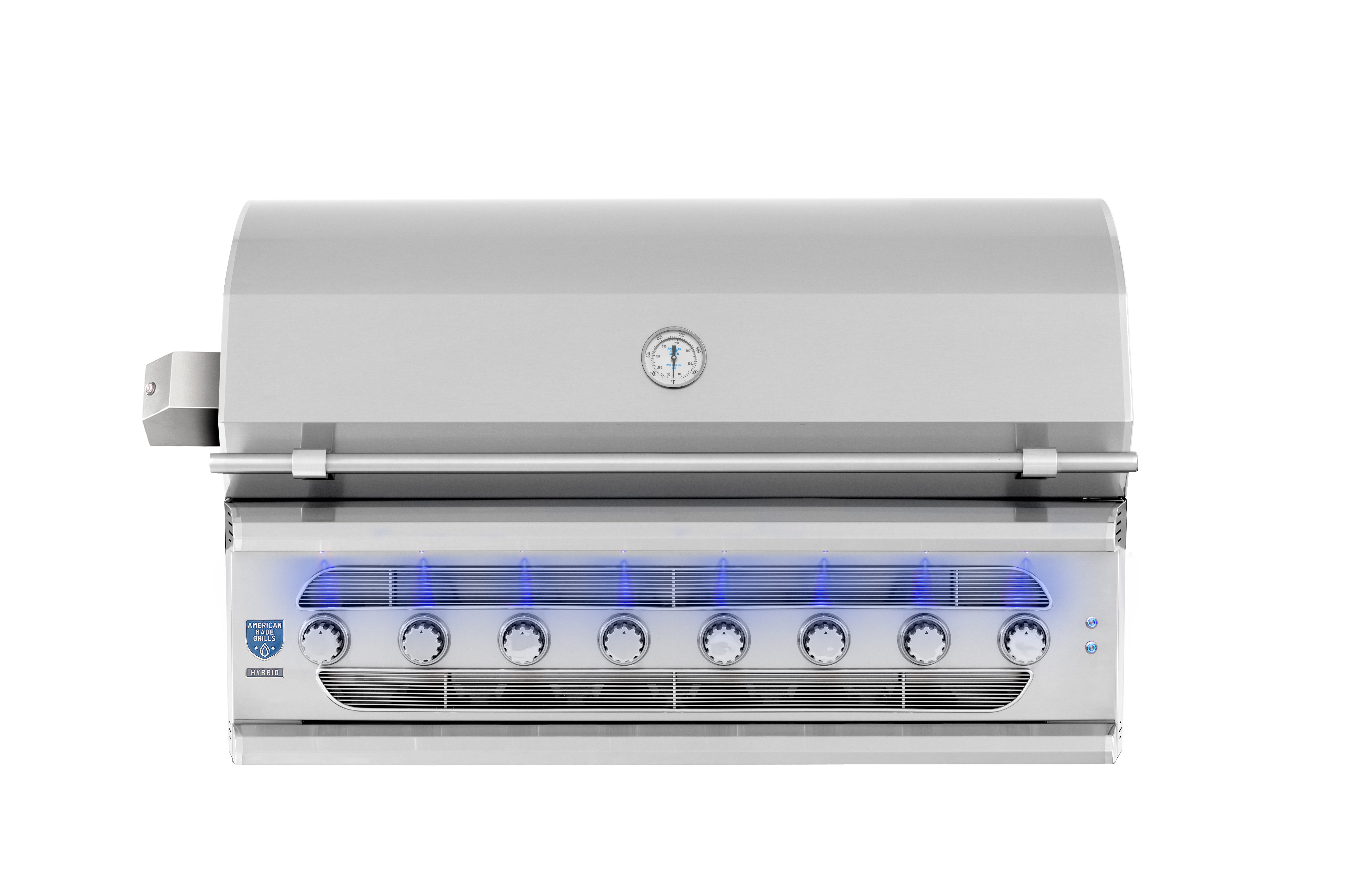 American Made Grills – Muscle 54″ Built-In Hybrid Outdoor Grill – Premium 5-Fuel System