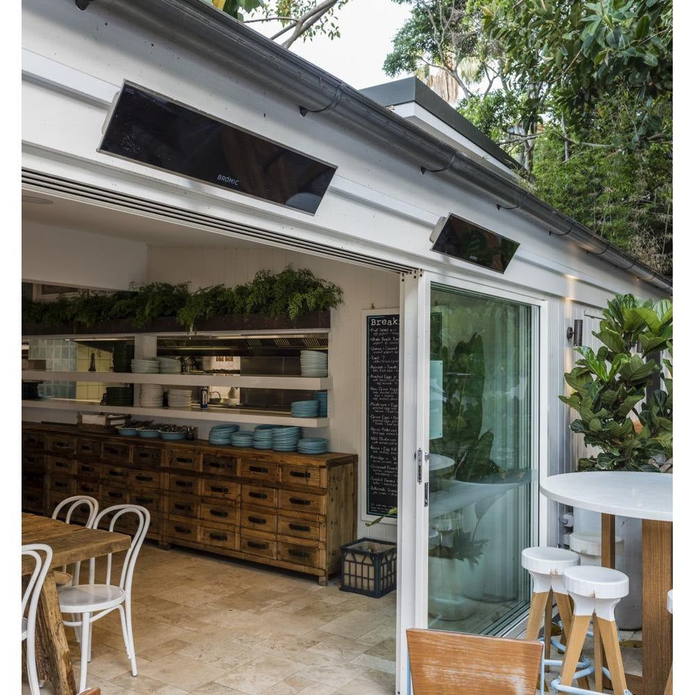 Bromic Platinum Smart-Heat 50″ 3400W Electric Patio Heater – Ceiling/Wall Mount