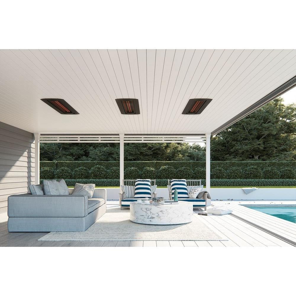 Bromic Tungsten 6000W Smart Outdoor Electric Patio Heater – Dual Element, Ceiling Mount