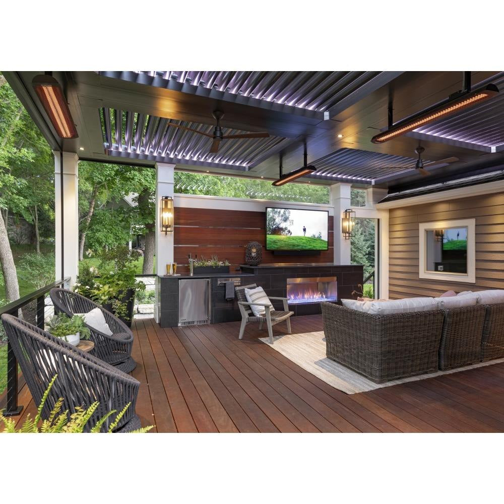 Bromic Tungsten 6000W Smart Outdoor Electric Patio Heater – Dual Element, Ceiling Mount