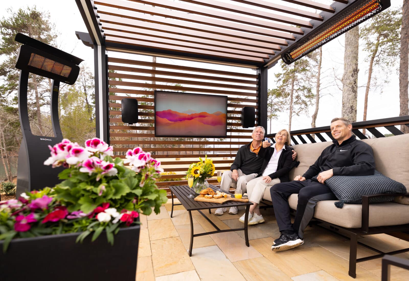 Bromic Tungsten Freestanding Smart Patio Heater – 38,500 BTU, Propane or Natural Gas