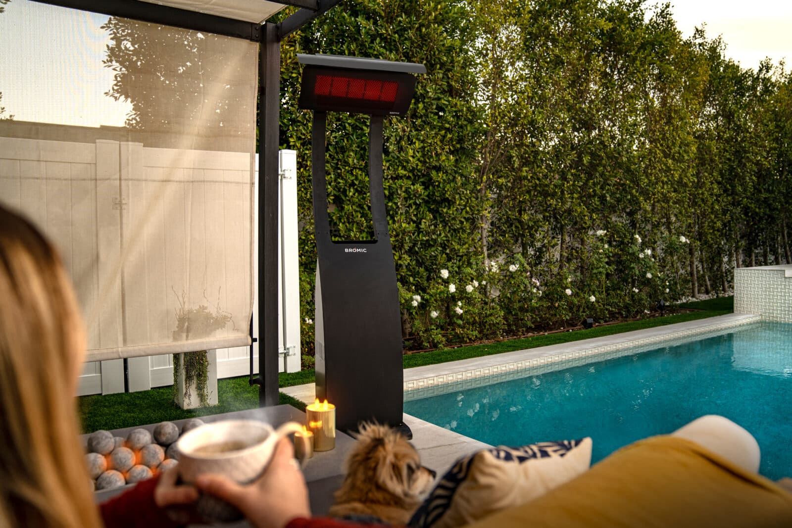 Bromic Tungsten Freestanding Smart Patio Heater – 38,500 BTU, Propane or Natural Gas