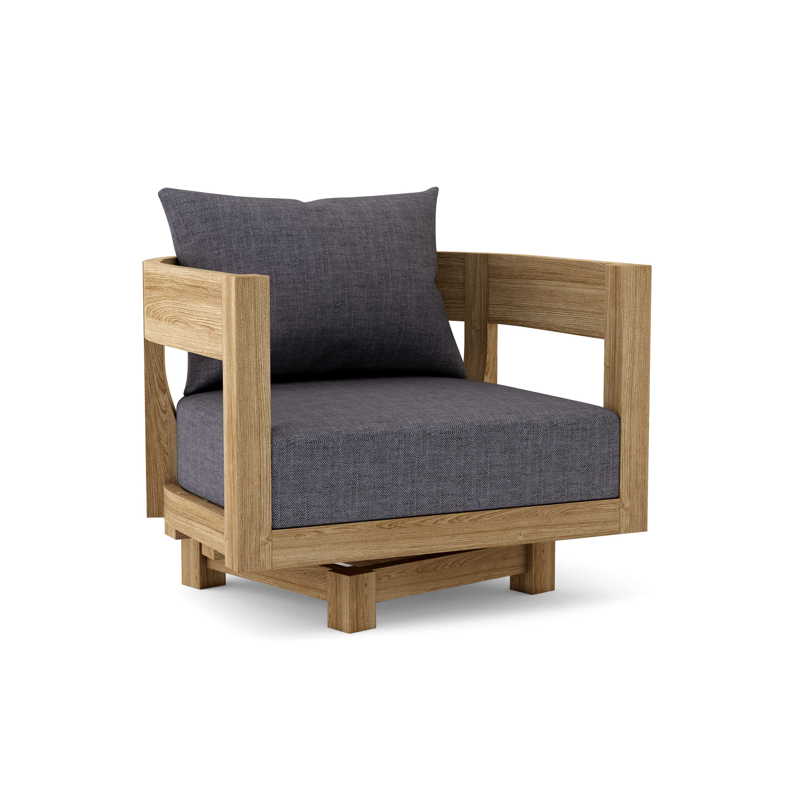 Coronado Deep Seating Swivel Armchair (DS-308) - A-Grade Teak Solid Wood by Anderson Teak