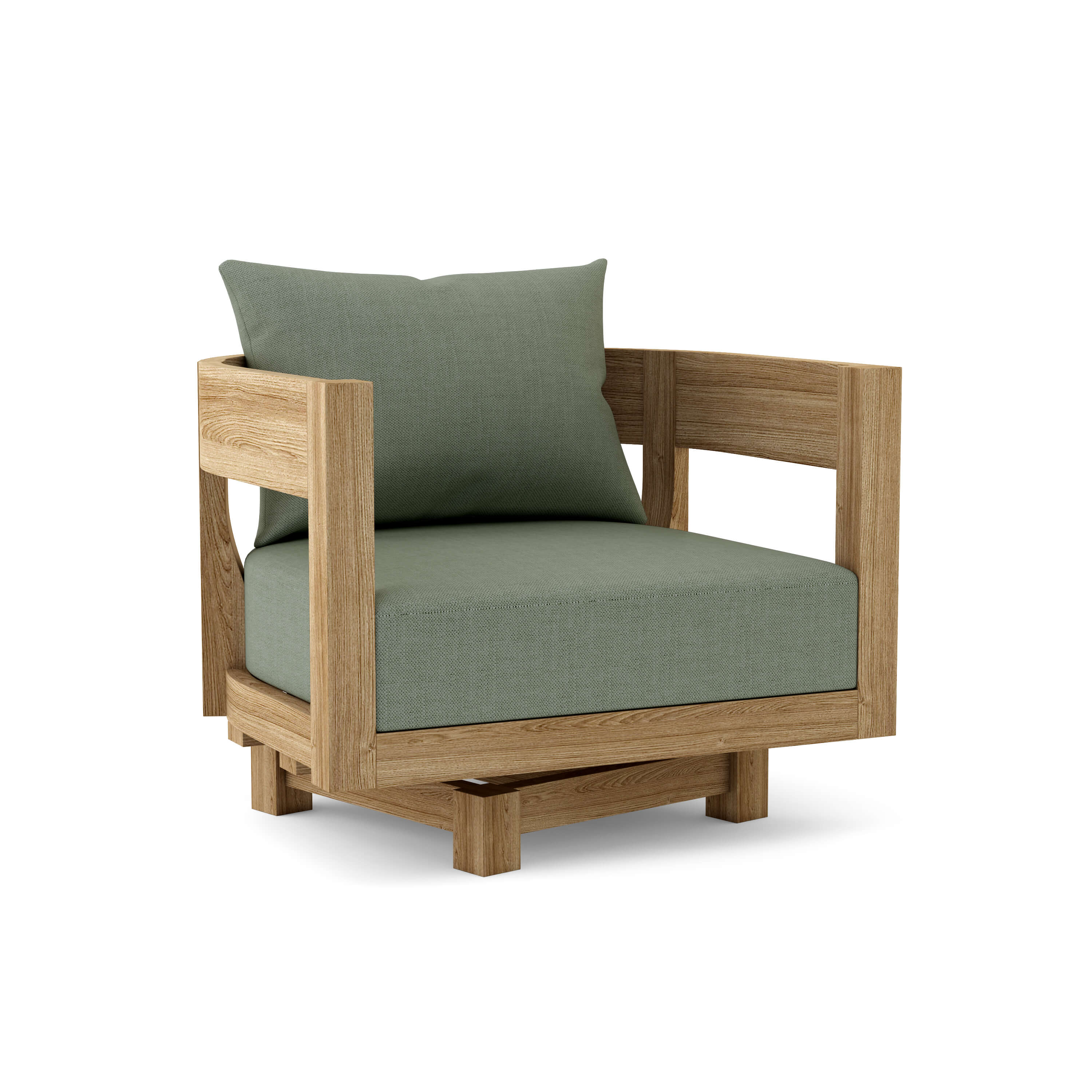 Coronado Deep Seating Swivel Armchair (DS-308) - A-Grade Teak Solid Wood by Anderson Teak
