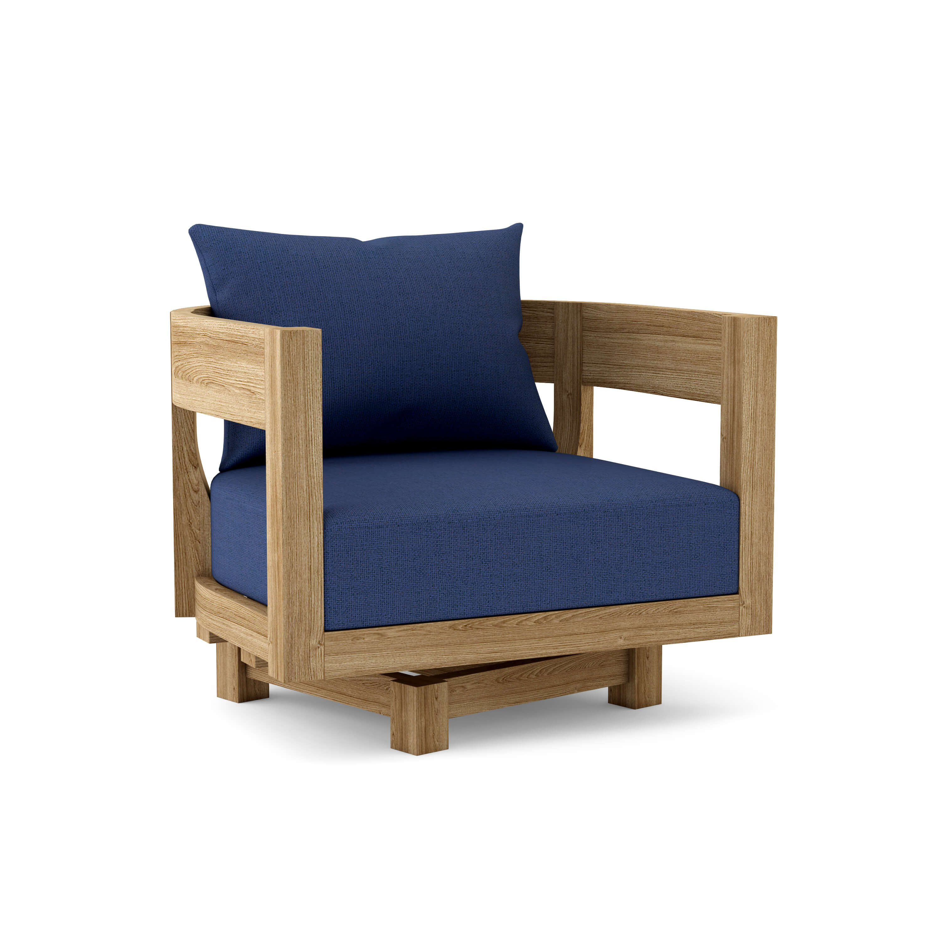 Coronado Deep Seating Swivel Armchair (DS-308) - A-Grade Teak Solid Wood by Anderson Teak