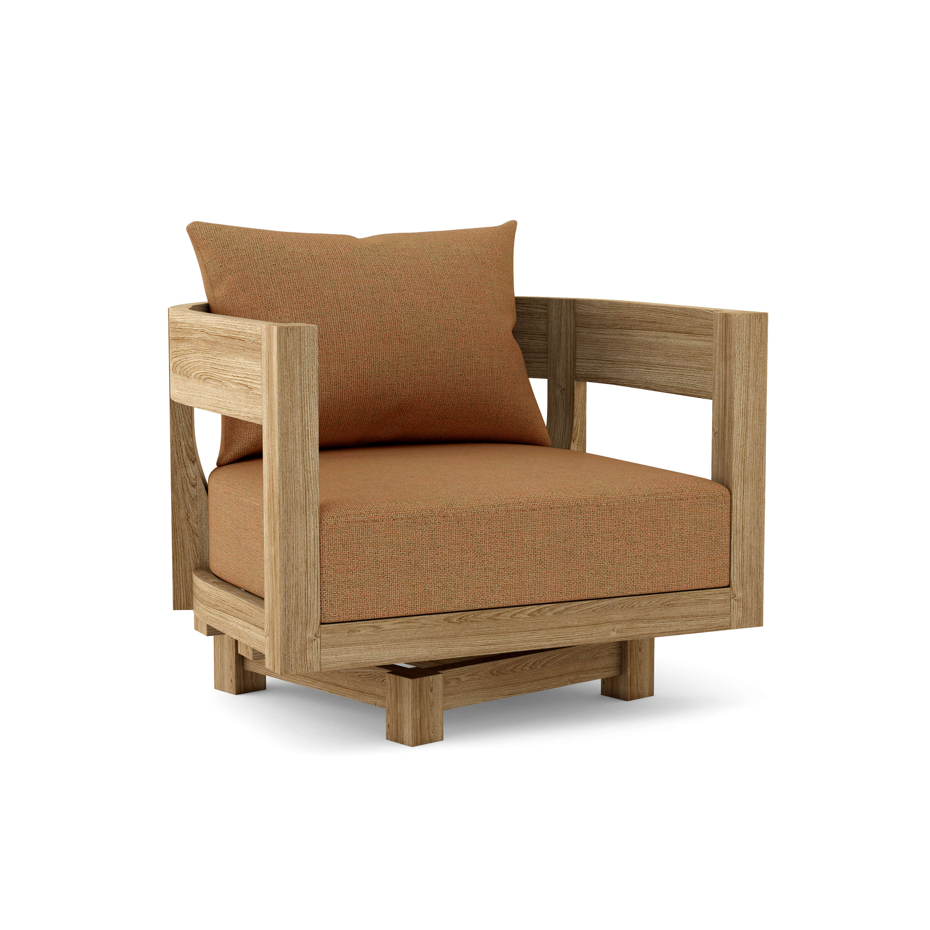 Coronado Deep Seating Swivel Armchair (DS-308) - A-Grade Teak Solid Wood by Anderson Teak