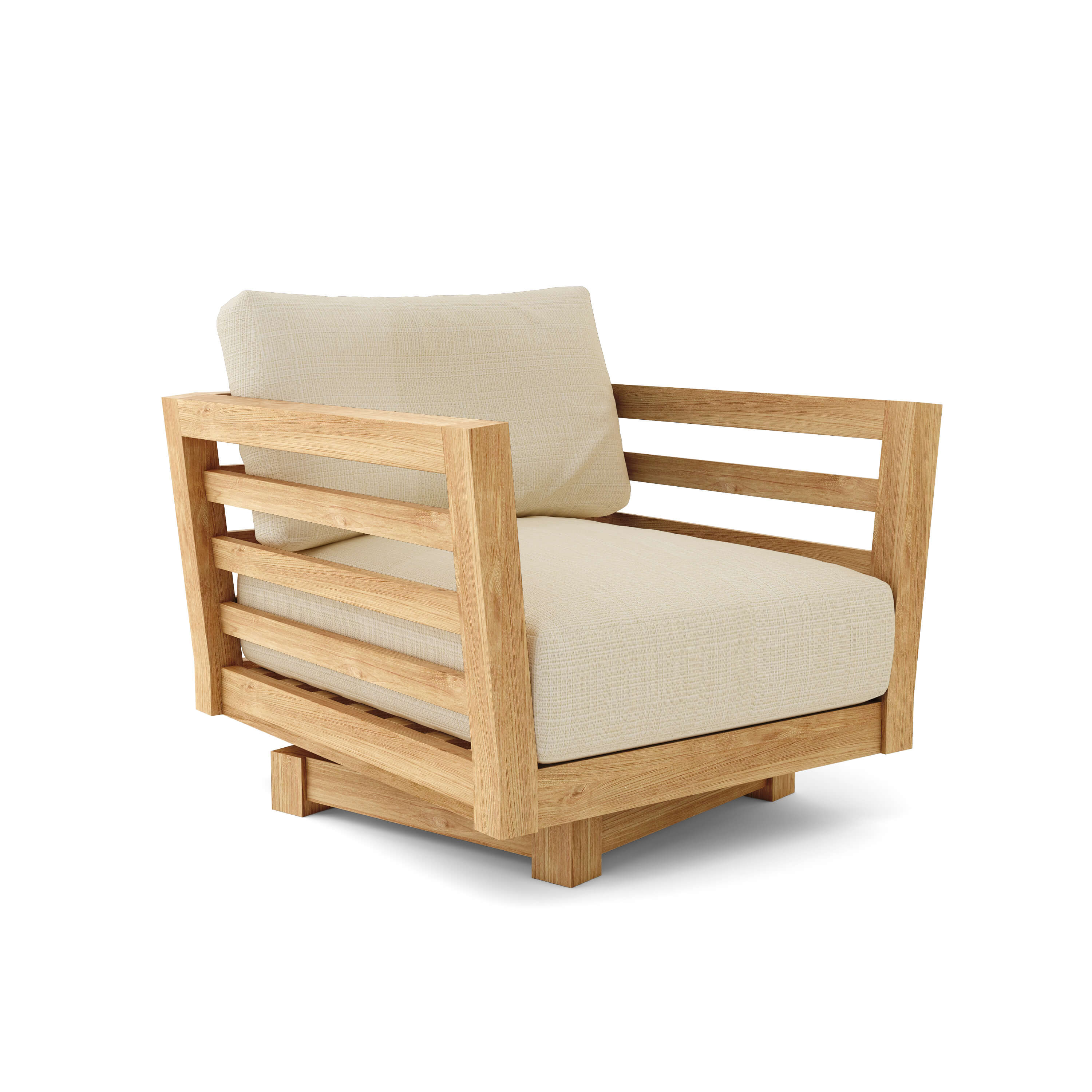 Cordoba Deep Seating Swivel Armchair (DS-838) - A-Grade Teak Solid Wood by Anderson Teak
