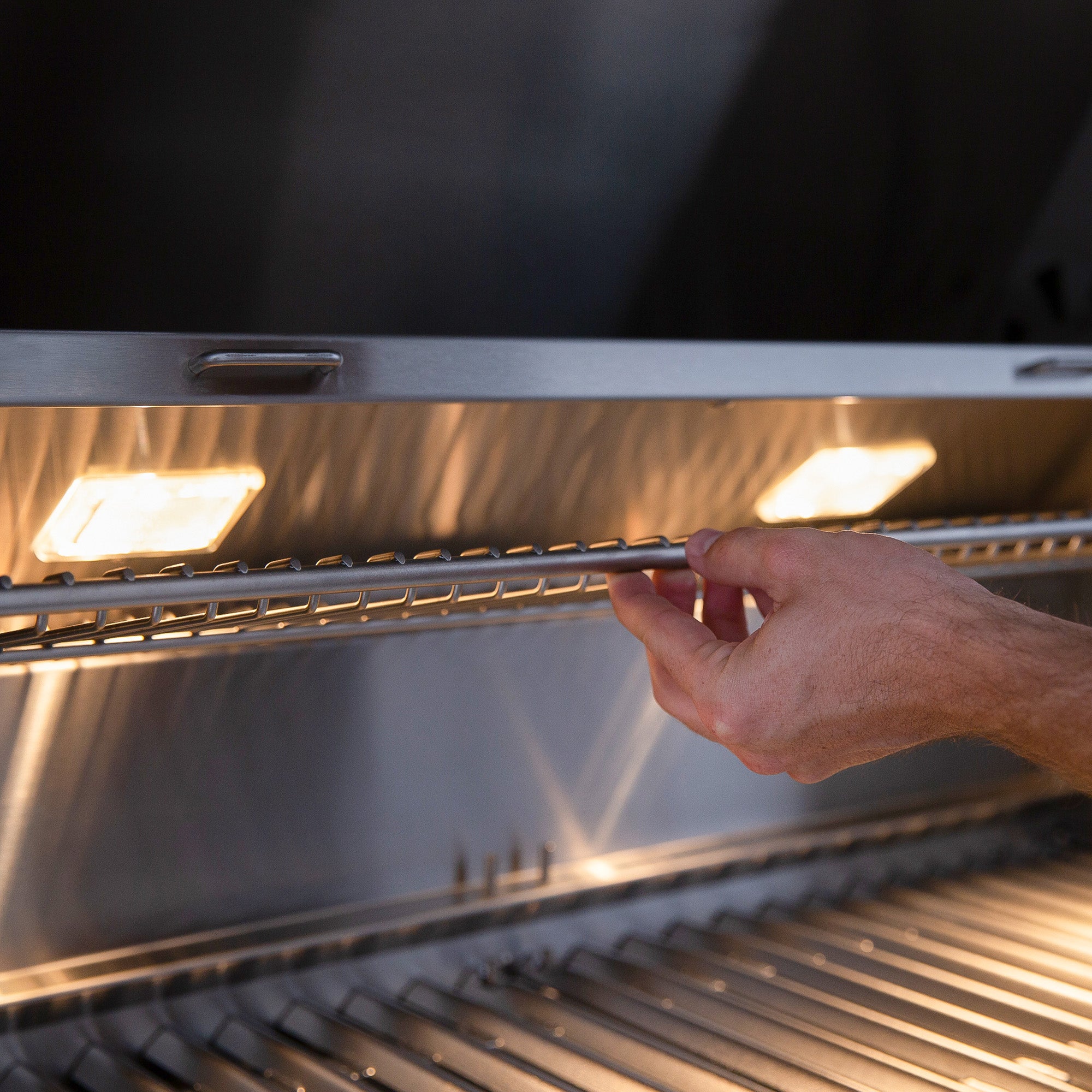 American Made Grills – Muscle 36″ Built-In Hybrid Outdoor Grill – Premium 5-Fuel System