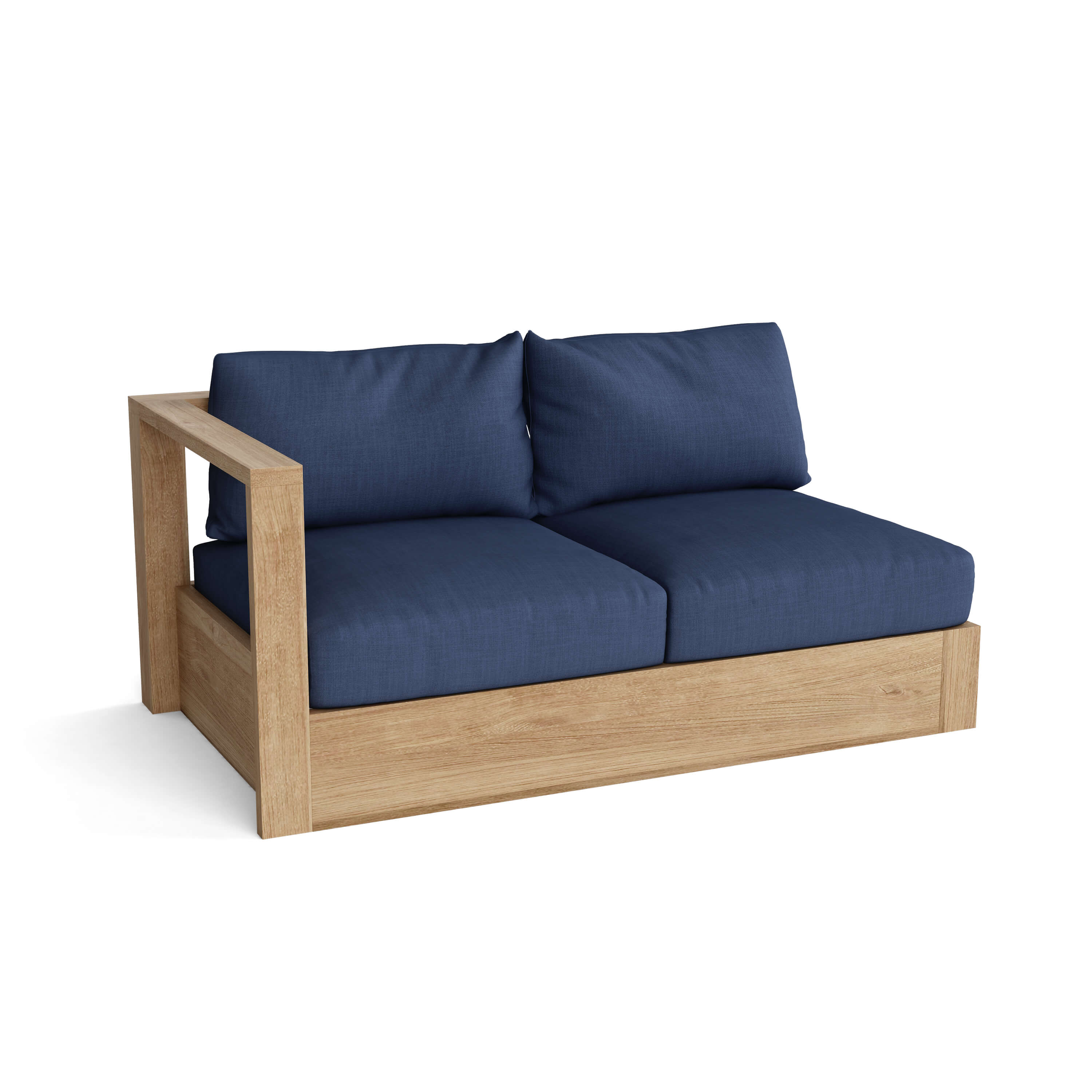 Copacabana Modular Deep Seating (SET-153) – A-Grade Teak Solid Wood Sectional by Anderson Teak