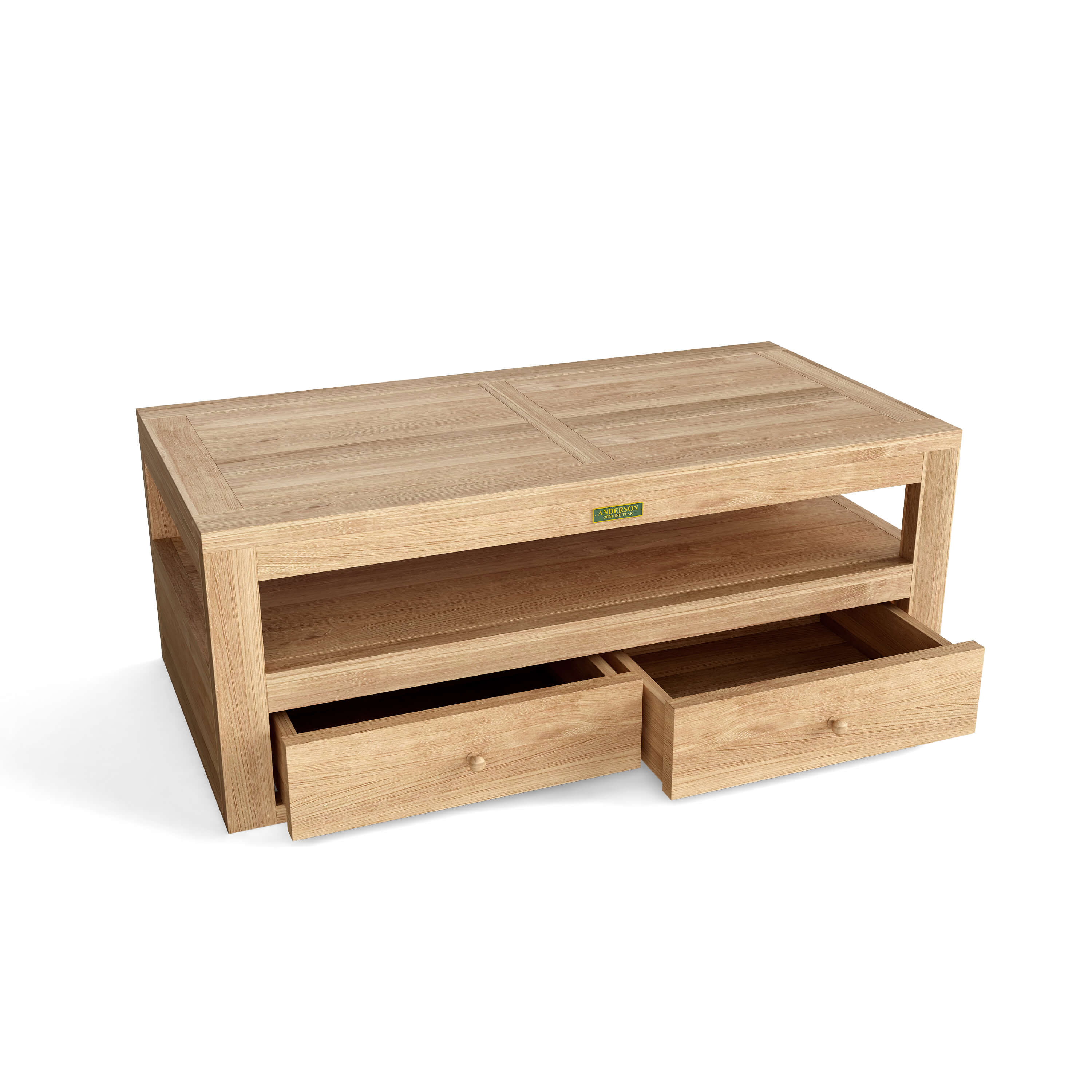 Copacabana Modular Deep Seating (SET-153) – A-Grade Teak Solid Wood Sectional by Anderson Teak