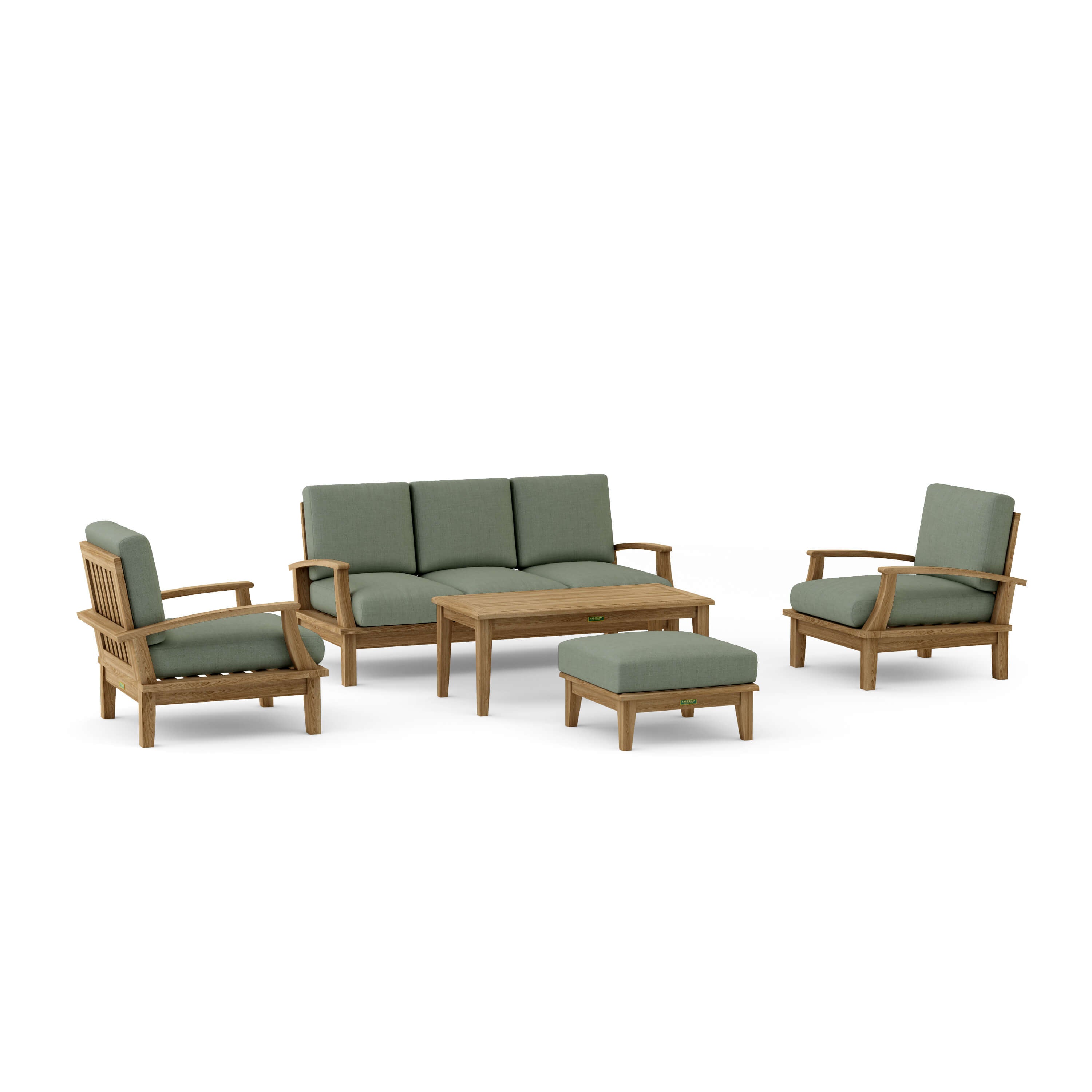 Brianna Deep Seating Set (SET-41) – A-Grade Teak Solid Wood by Anderson Teak