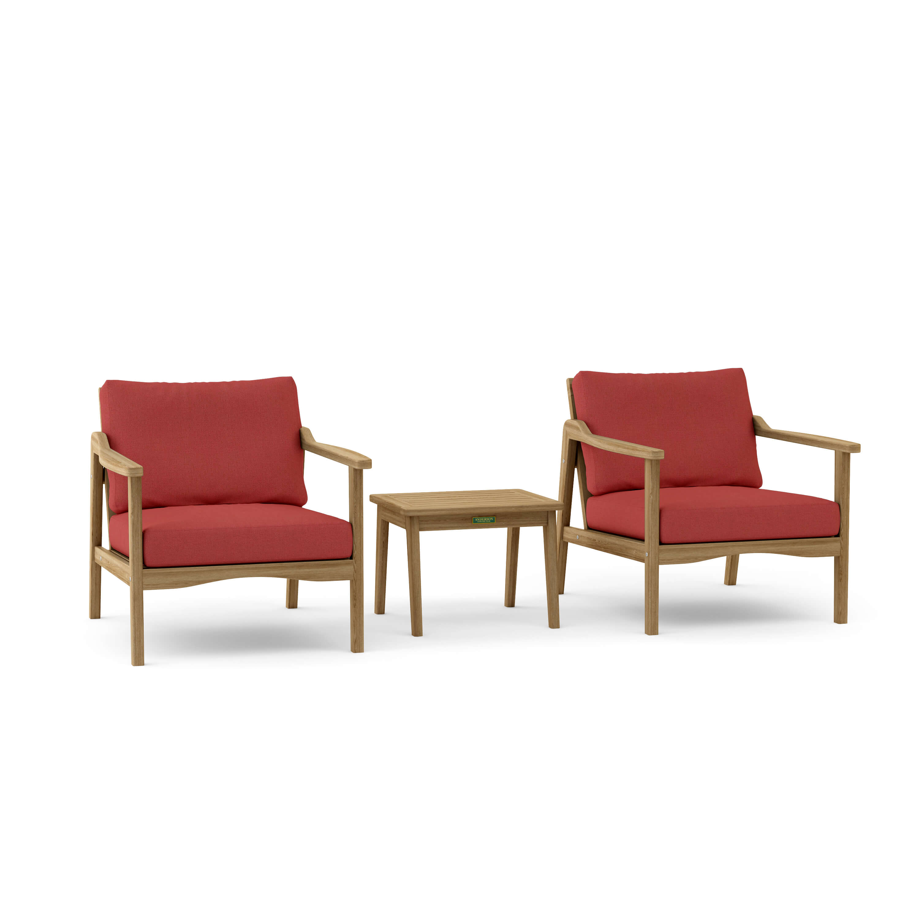 Amalfi Deep Seating Set (SET-3025) - A-Grade Teak Solid Wood by Anderson Teak