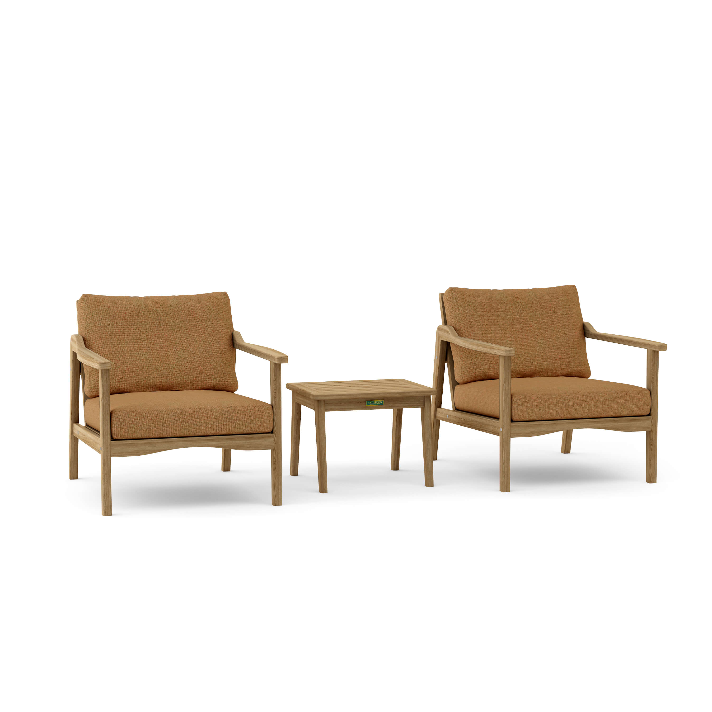 Amalfi Deep Seating Set (SET-3025) - A-Grade Teak Solid Wood by Anderson Teak