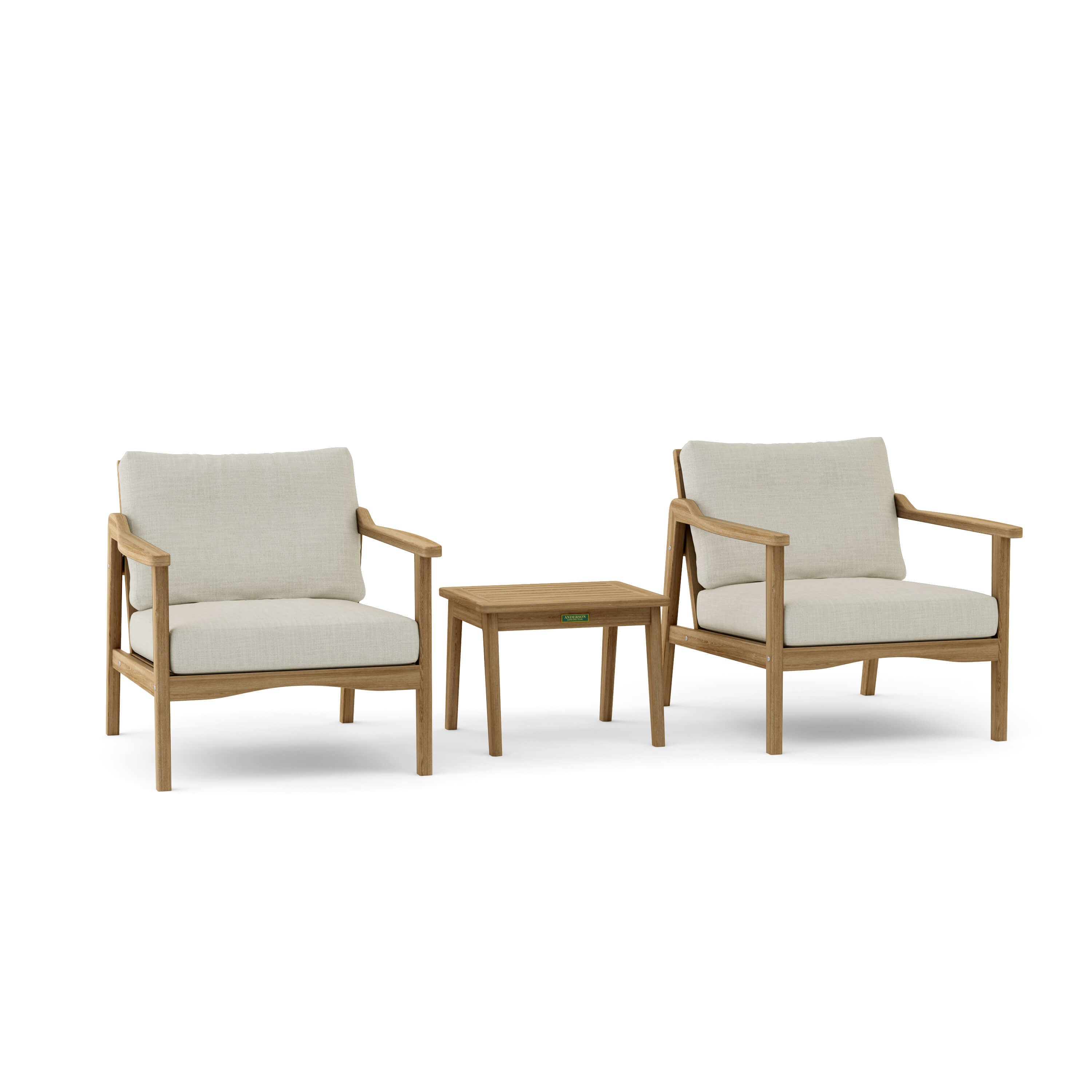 Amalfi Deep Seating Set (SET-3025) - A-Grade Teak Solid Wood by Anderson Teak