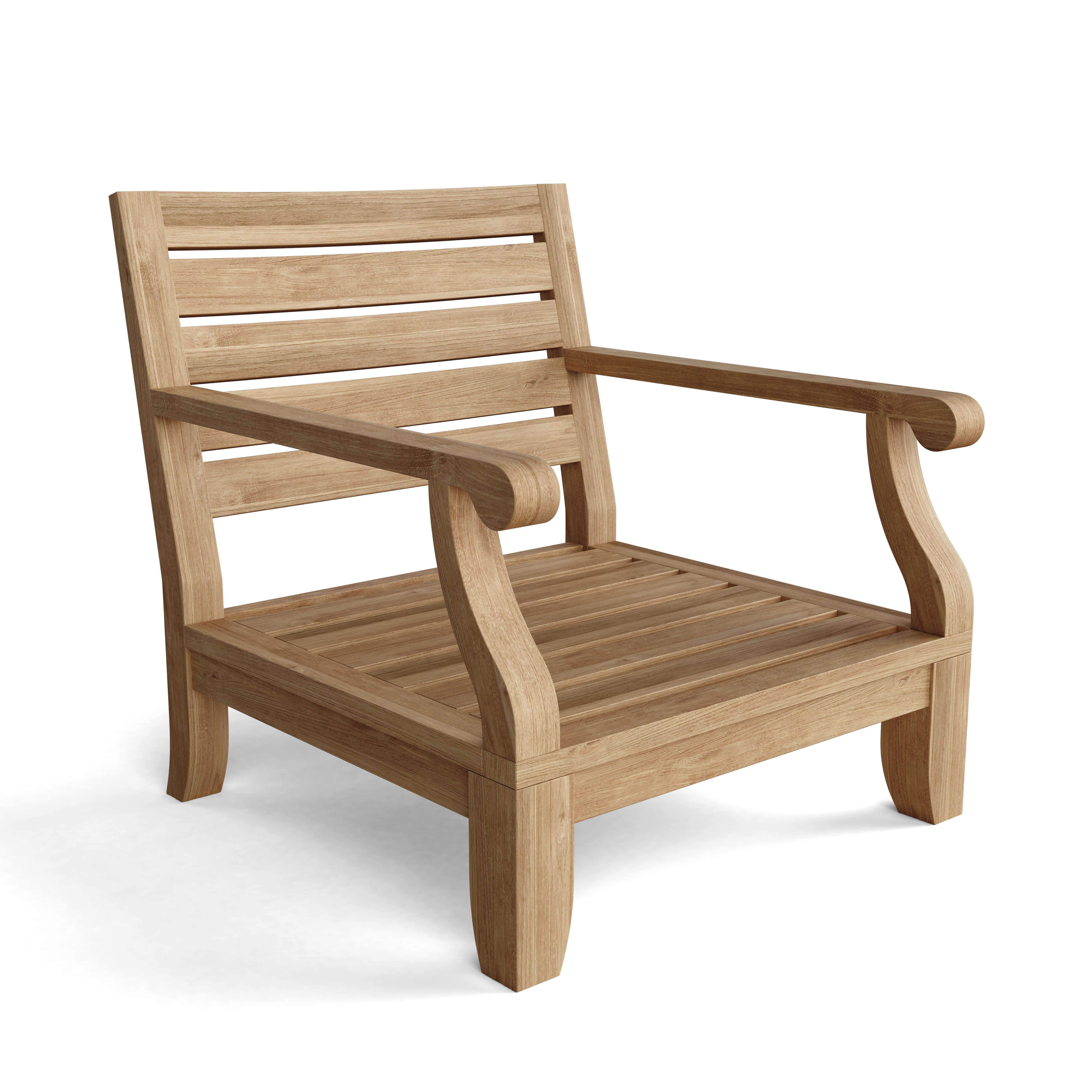 Riviera Modular Deep Seating Set (SET-98B) - A-Grade Teak Solid Wood by Anderson Teak