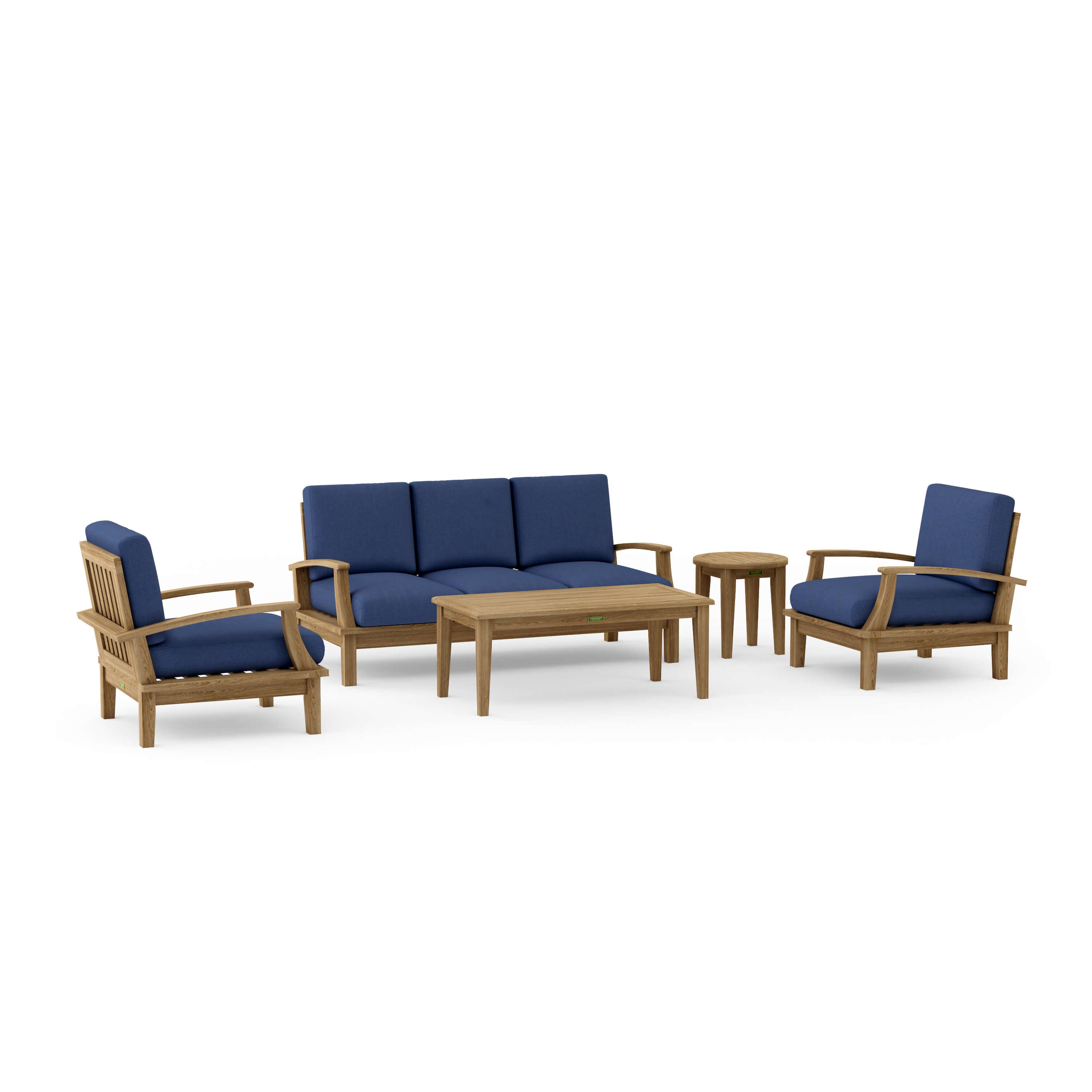 Brianna Deep Seating Set (SET-42) – A-Grade Teak Solid Wood by Anderson Teak
