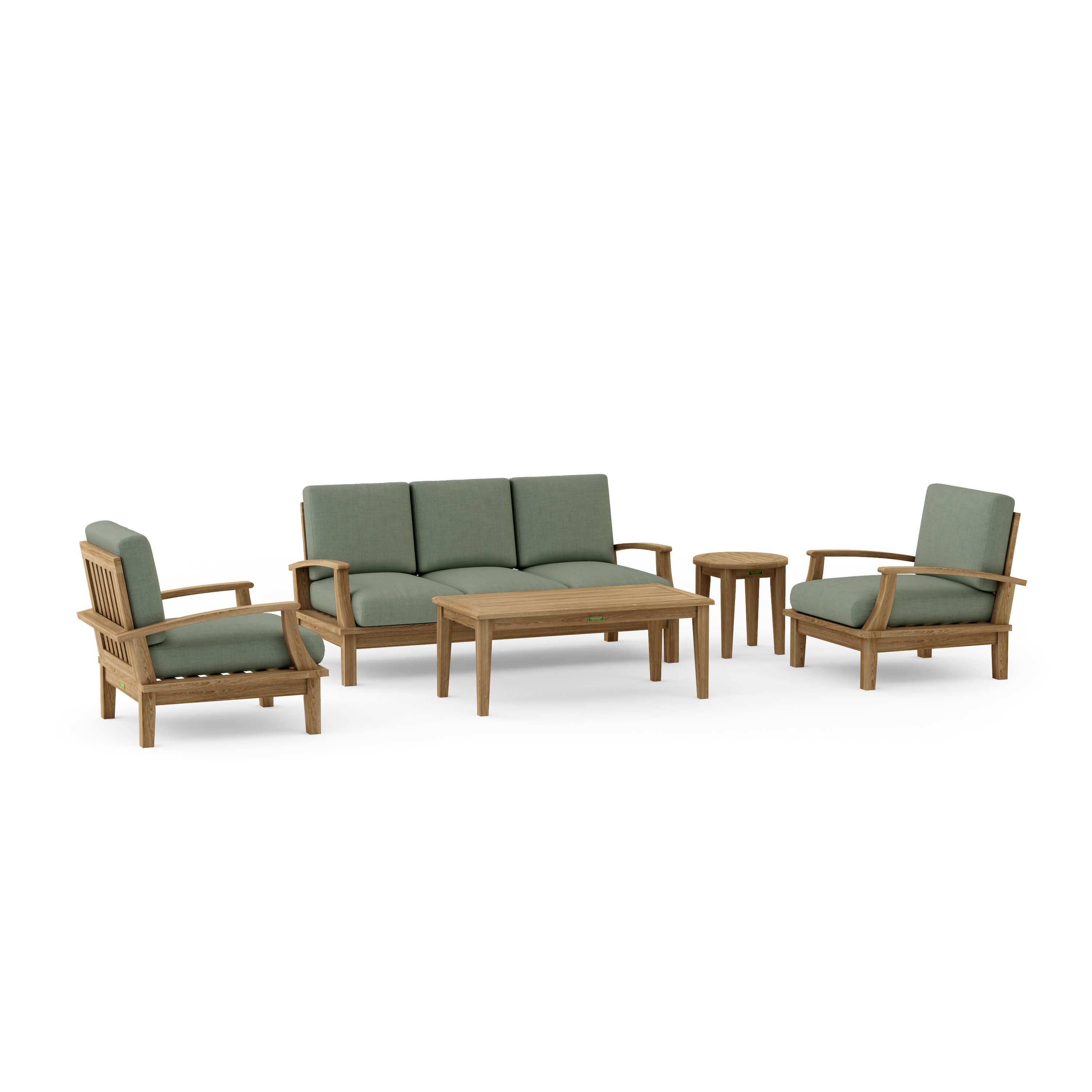 Brianna Deep Seating Set (SET-42) – A-Grade Teak Solid Wood by Anderson Teak