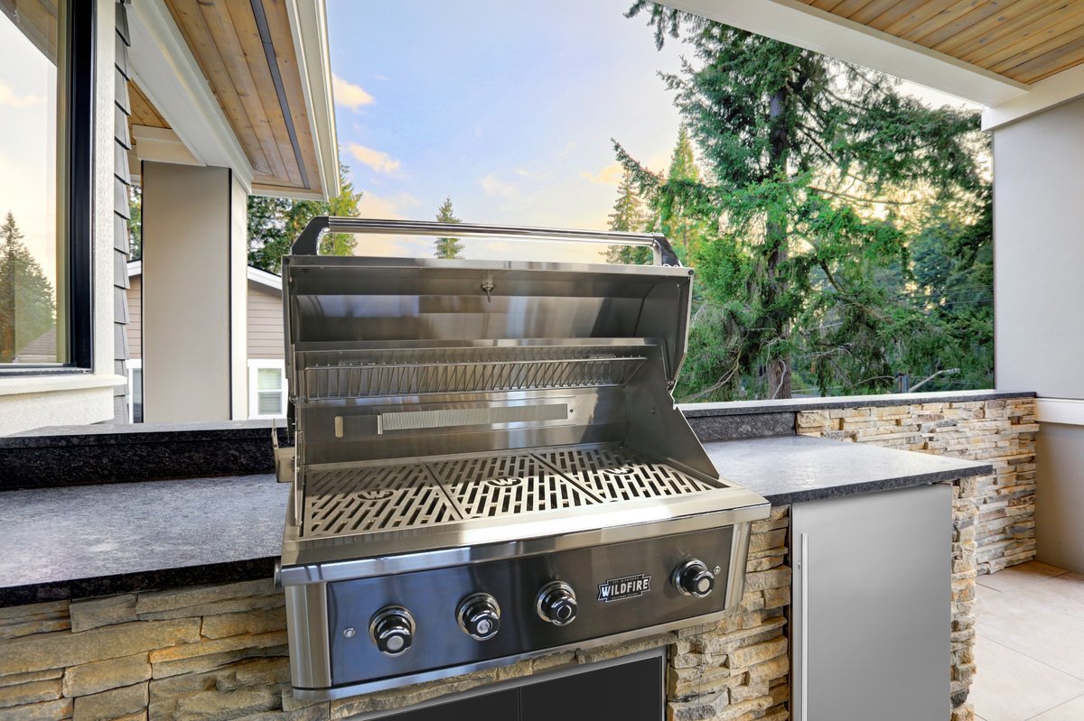 WildFire Ranch Pro 36" Built-In Premium Outdoor Stainless Steel Grill