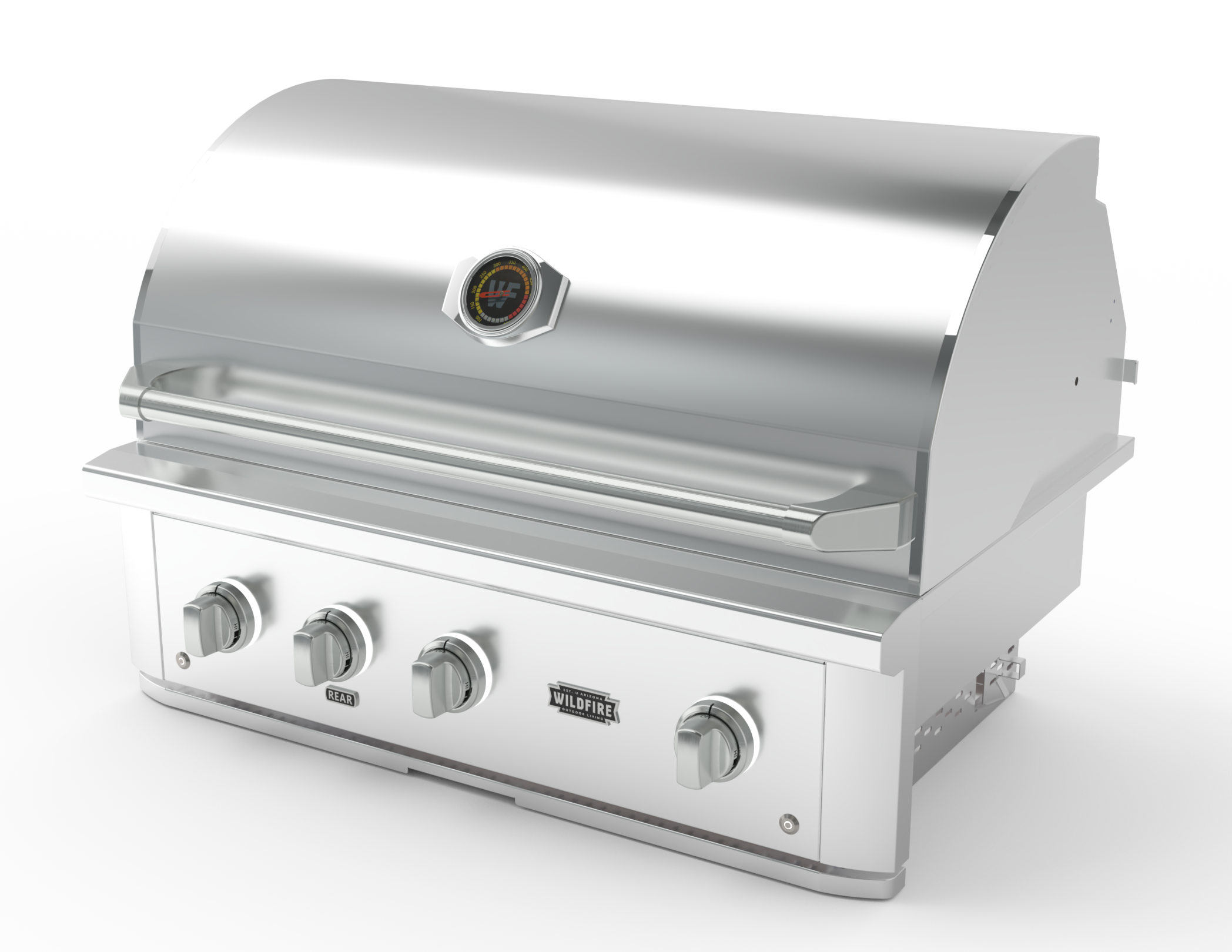 WildFire Ranch Pro 36" Built-In Premium Outdoor Stainless Steel Grill