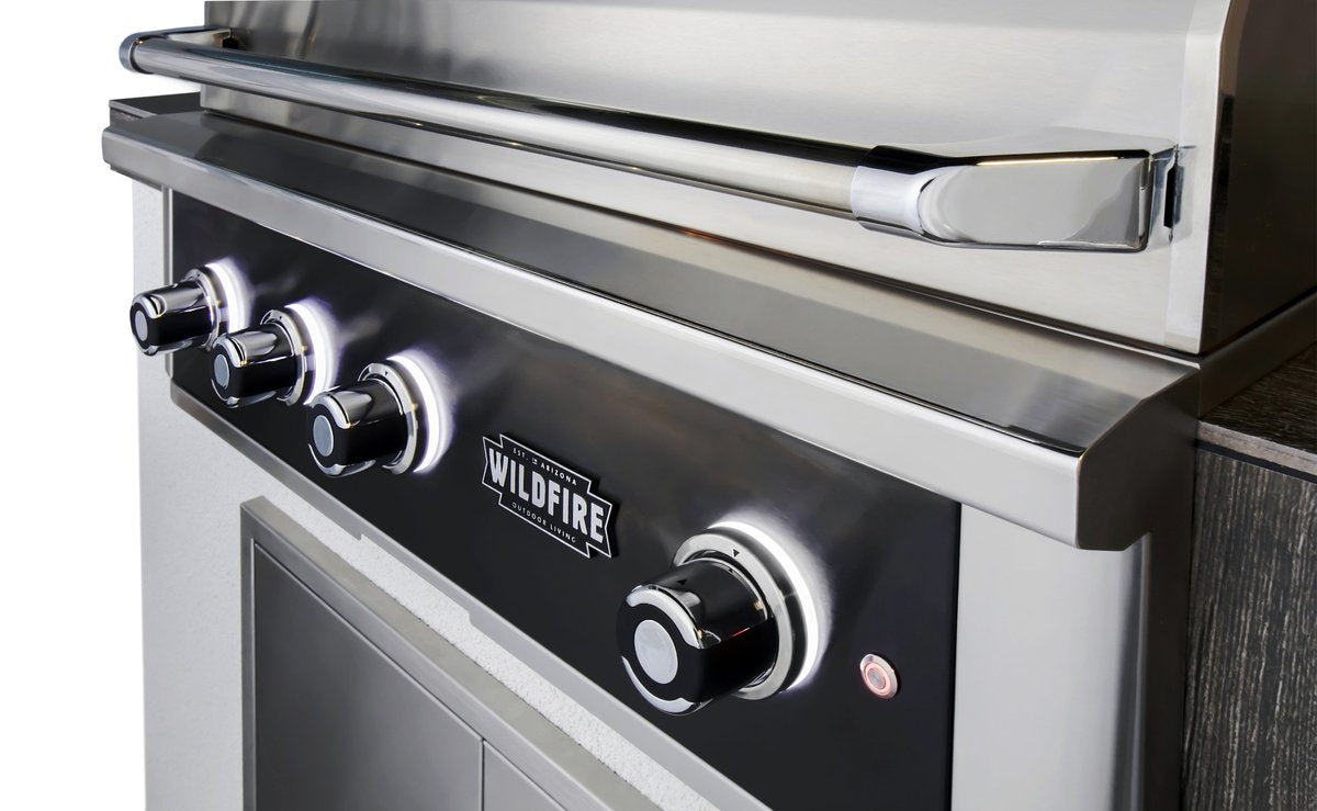 WildFire Ranch Pro 30" Built-In Premium Outdoor Stainless Steel Grill