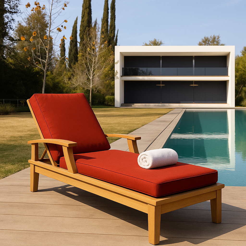 Brianna Sun Lounger (SL-109N) - A-Grade Teak Solid Wood by Anderson Teak