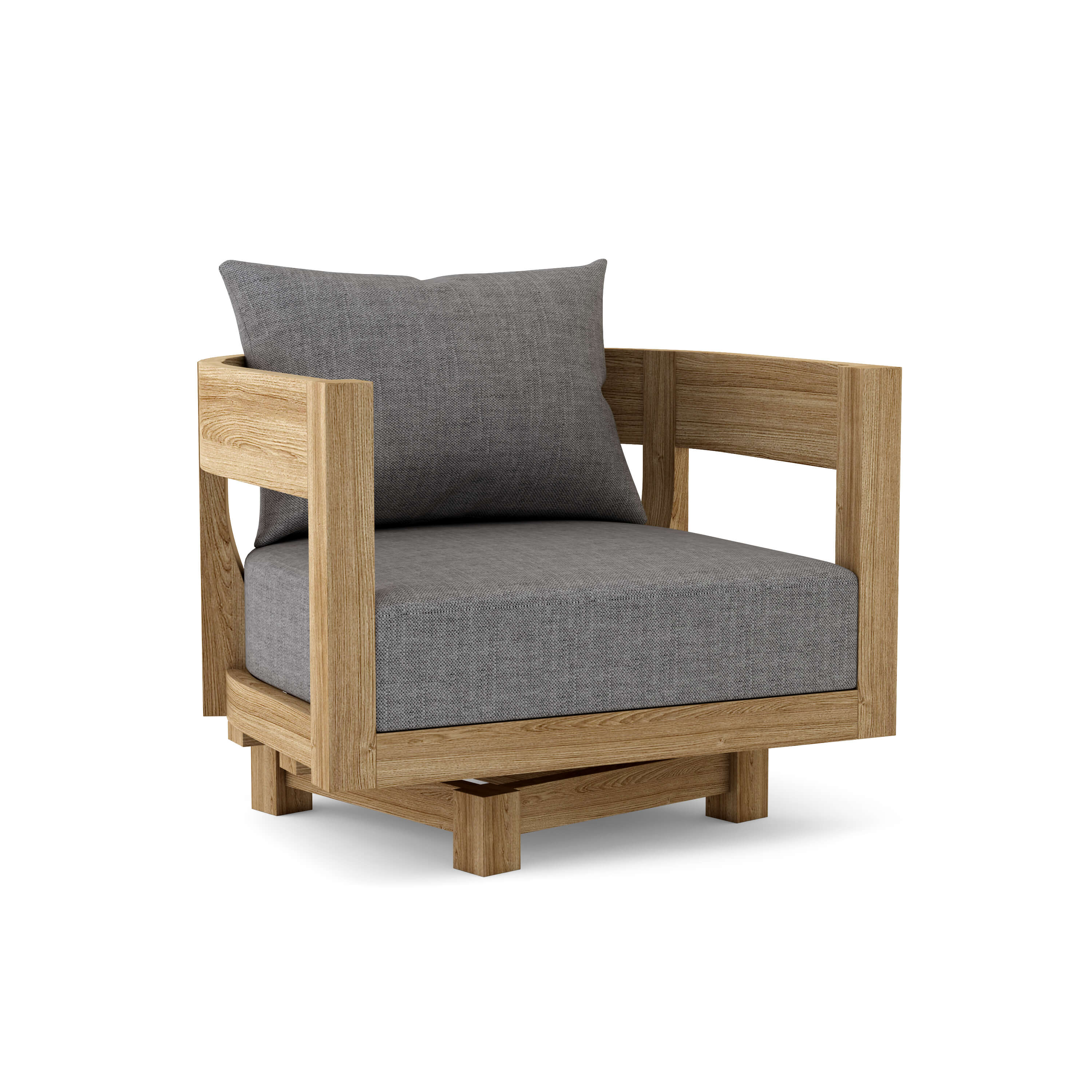 Coronado Deep Seating Swivel Armchair (DS-308) - A-Grade Teak Solid Wood by Anderson Teak