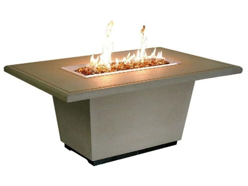 EmberVale Designs 54-Inch Cosmopolitan Rectangle Fire Table