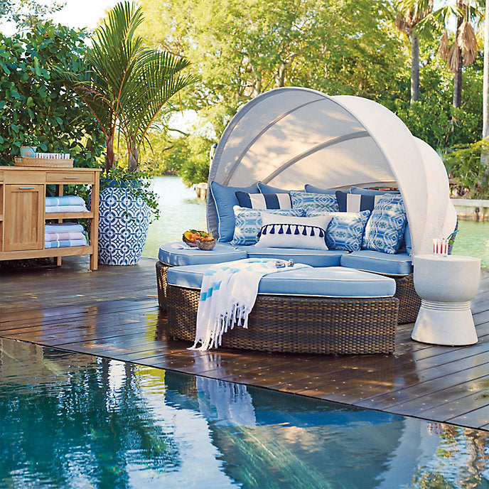 ViveSol 5-Piece All-Weather Daybed in Bronze