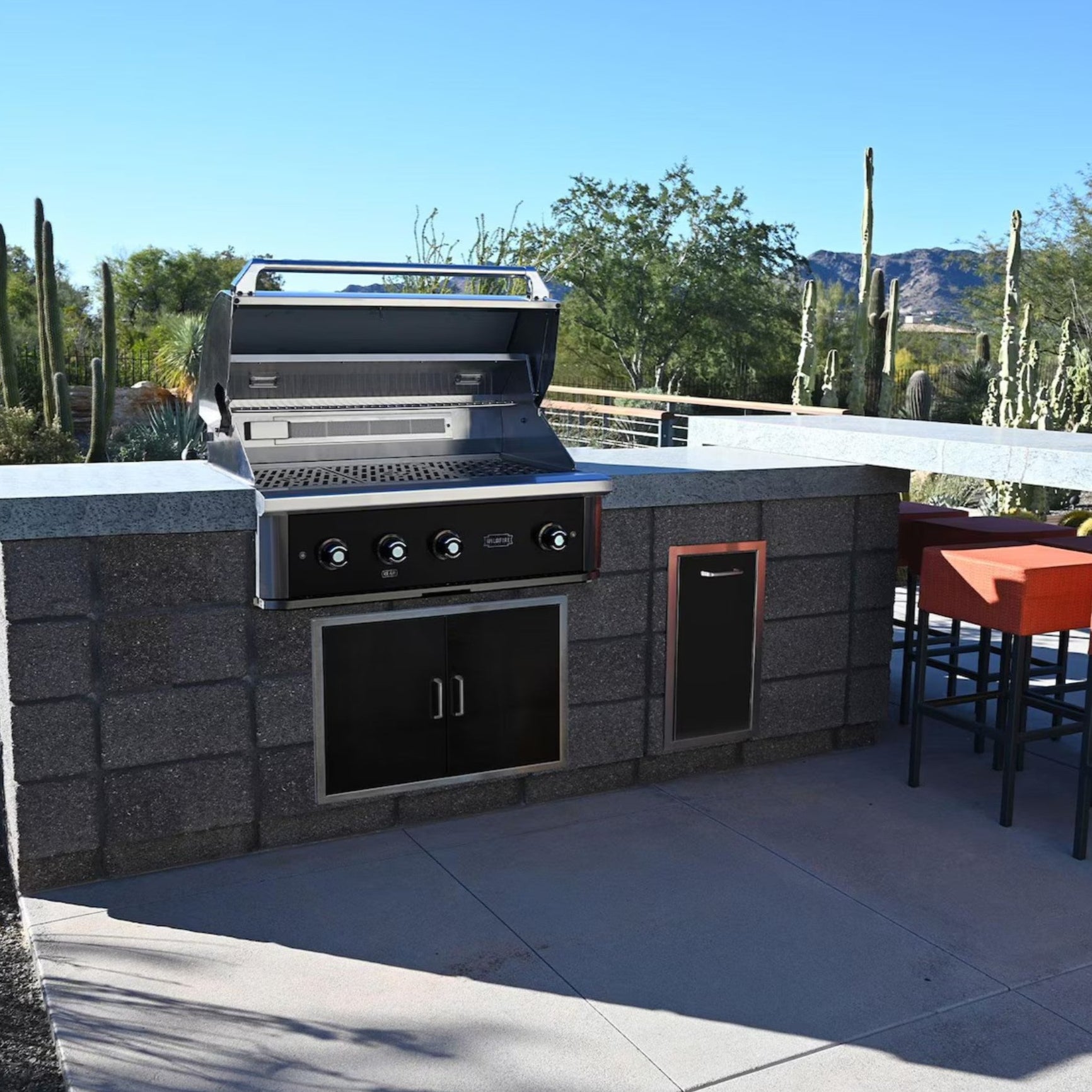 WildFire Ranch Pro 36" Built-In Premium Outdoor Stainless Steel Grill