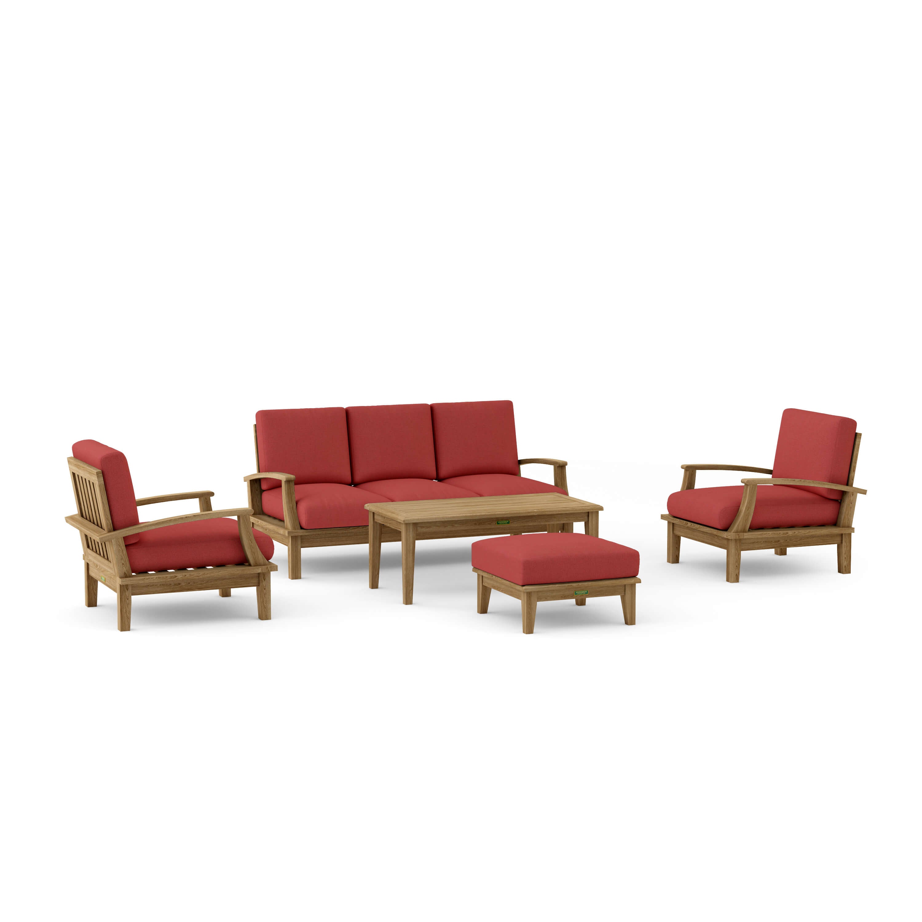Brianna Deep Seating Set (SET-41) – A-Grade Teak Solid Wood by Anderson Teak