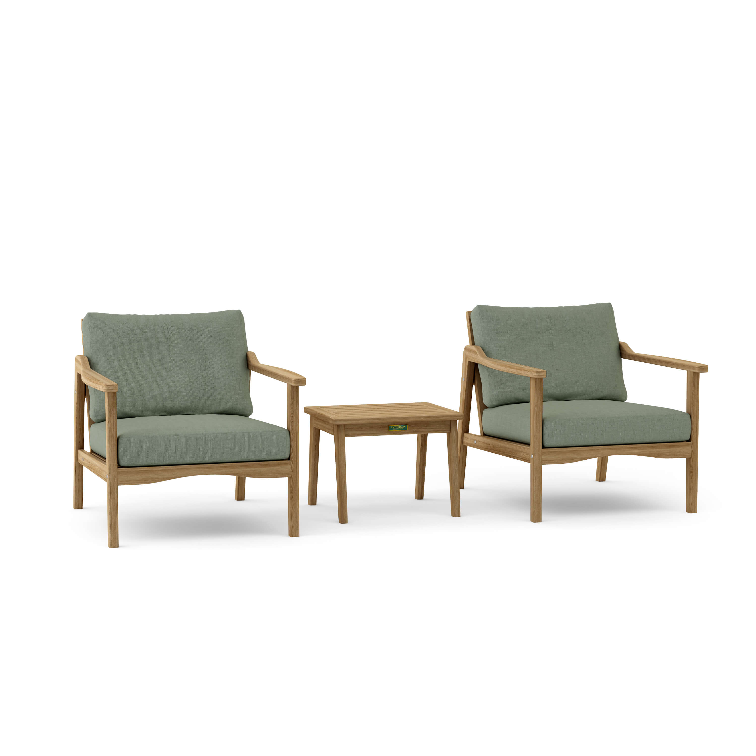 Amalfi Deep Seating Set (SET-3025) - A-Grade Teak Solid Wood by Anderson Teak
