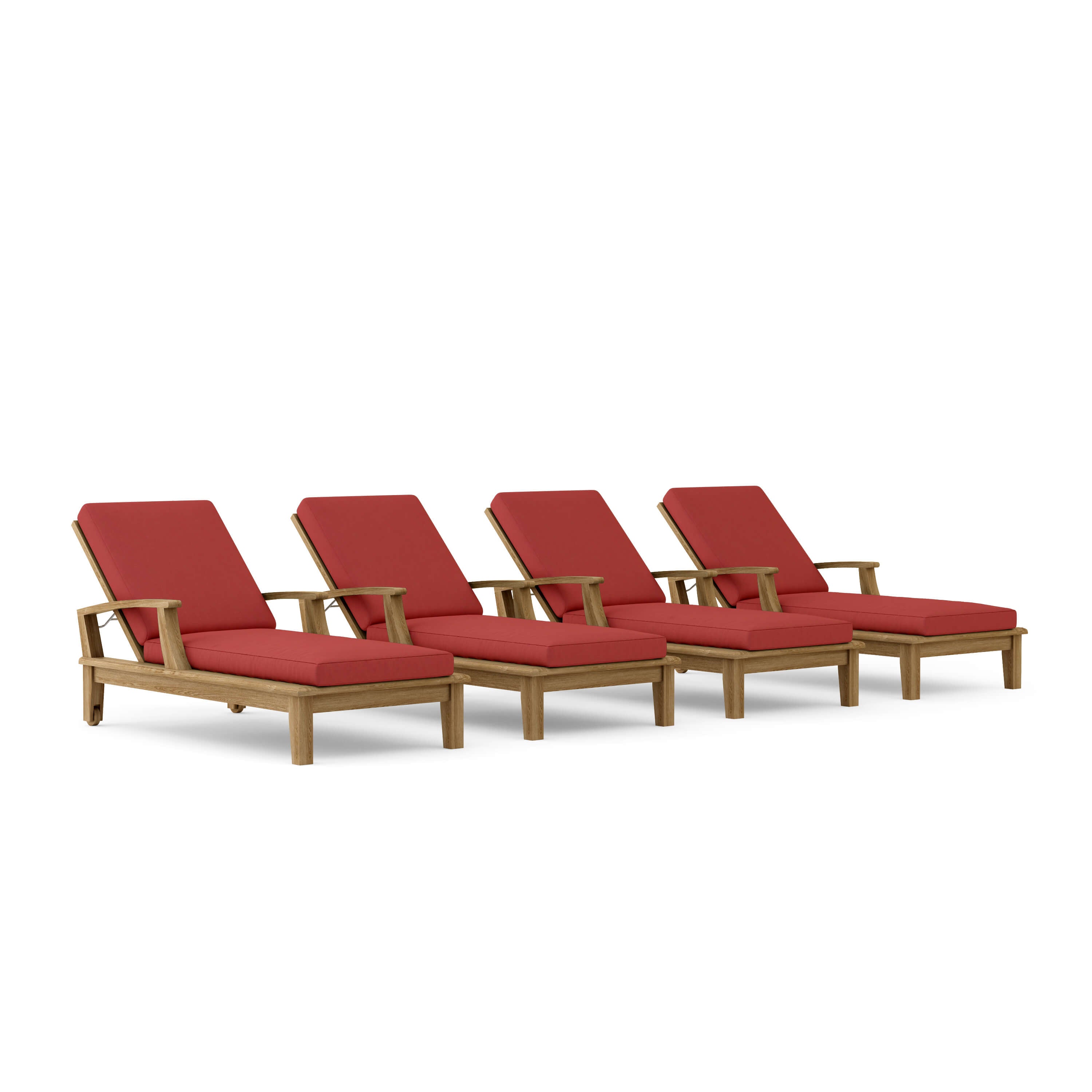 Brianna Sun Lounger Set (SET-SL-071) - A-Grade Teak Solid Wood by Anderson Teak