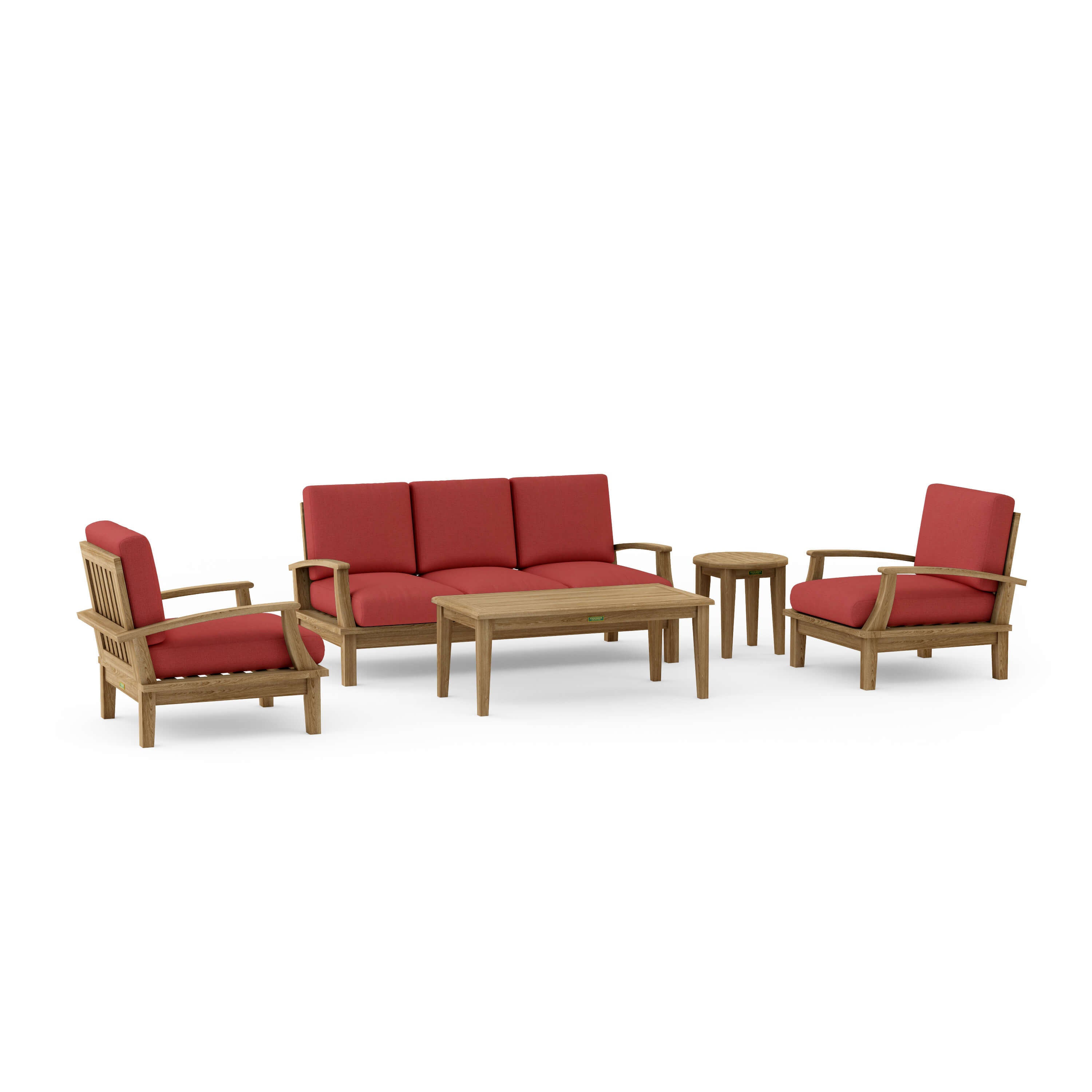 Brianna Deep Seating Set (SET-42) – A-Grade Teak Solid Wood by Anderson Teak