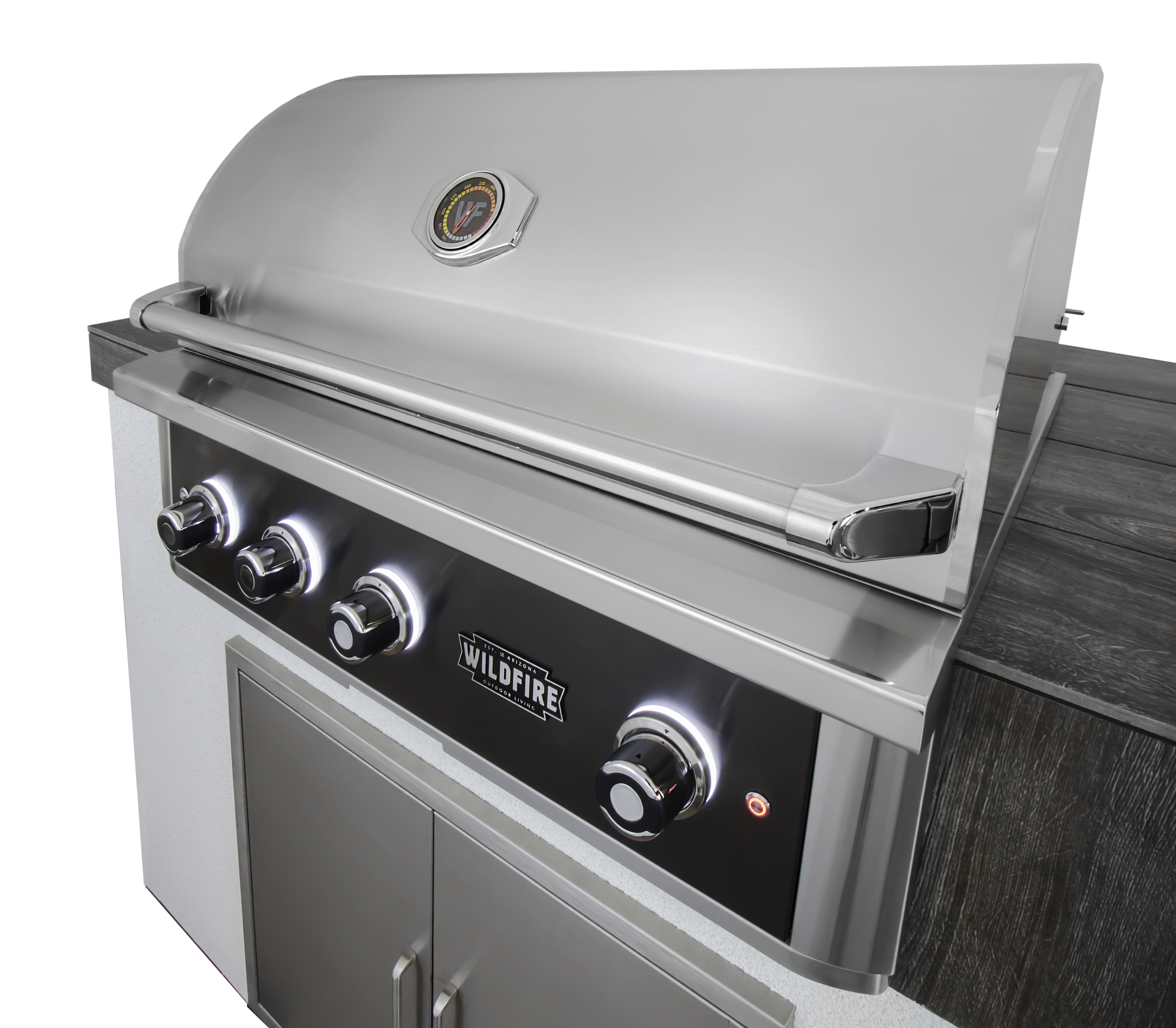 WildFire Ranch Pro 36" Built-In Premium Outdoor Stainless Steel Grill